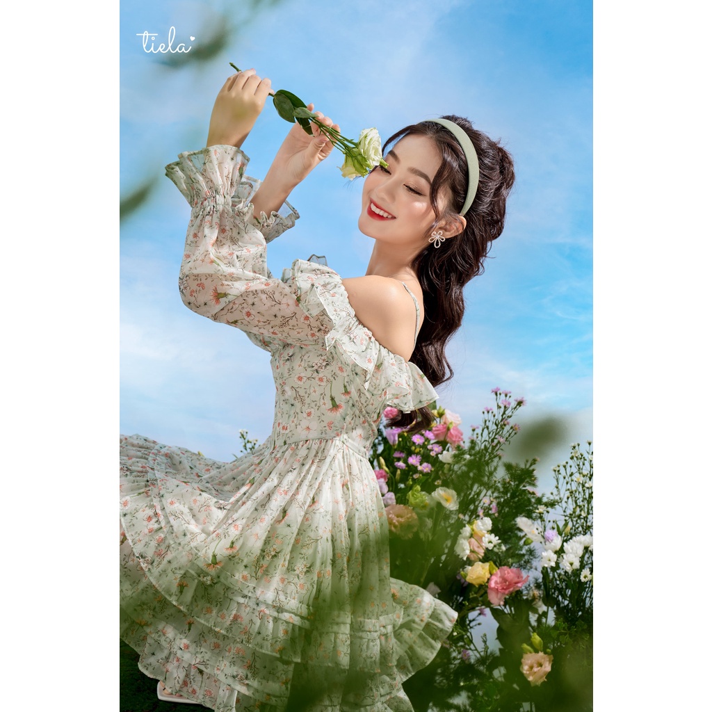 TIELA Đầm váy hoa trễ vai - Summer Dress