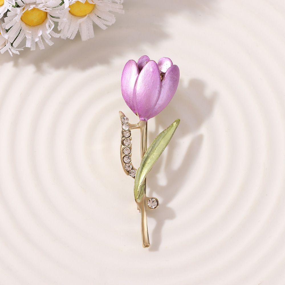 Ghim Cài Áo Hình Hoa Tulip 1 Thời Trang Thanh Lịch Cho Nữ