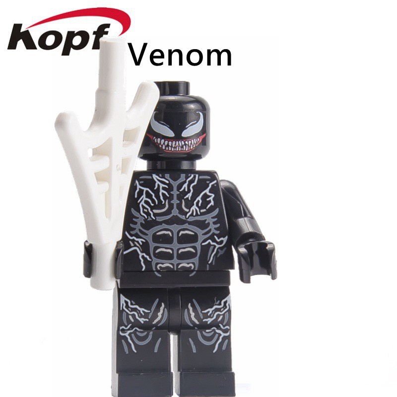 Đồ chơi lắp ráp mô hình nhân vật Venom Eddie Marvel Avengers dành cho trẻ em