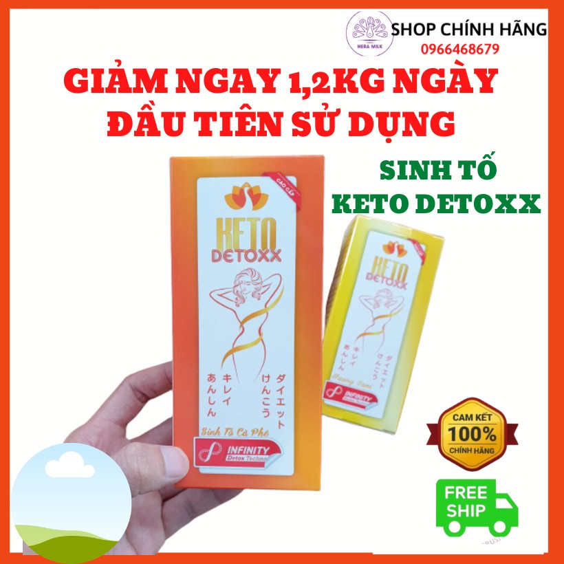 KETO DETOX ❤️ [CÓ MÃ HOÀN XU] ❤️Sinh tố khử mỡ công nghệ tiên tiến ❤️ Giảm cân cực nhanh [CHÍNH HÃNG]