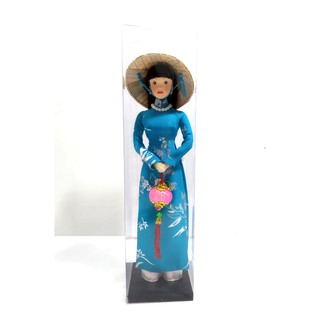 Búp bê áo dài truyền thống ((28cm x 8cm x 8cm)