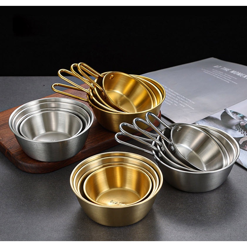 Chén inox 304 có tay cầm OEM CM15150 cho nhà hàng khách sạn