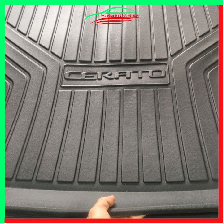 Thảm nhựa lót cốp Cerato 2019-2023 nhựa dẻo dày dặn đàn hồi tốt