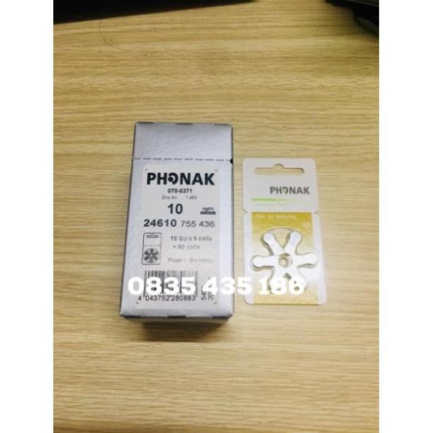 (Hàng về) Pin Máy Trợ Thính-Pin A10 Phonak