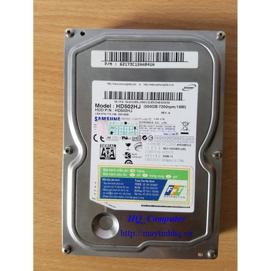 Ổ CỨNG MÁY TÍNH HDD 500GB đã cài sẵn