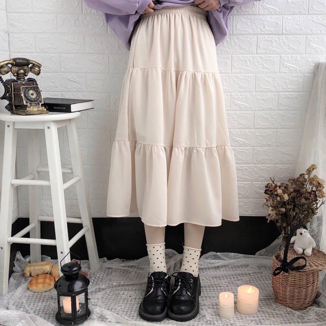Chân váy vintage 3 tầng - ảnh thật cuối shop chụp | BigBuy360 - bigbuy360.vn