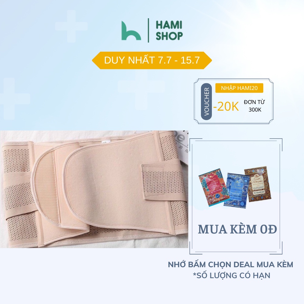 Gen Nịt Bụng Sau Sinh Giúp Giảm Cân,Thải Mỡ,Eo Thon Gọn Nhanh,Đai Nịt Quấn Bụng Dày Dặn Bản To Thông Thoáng, Chống Cuộn.