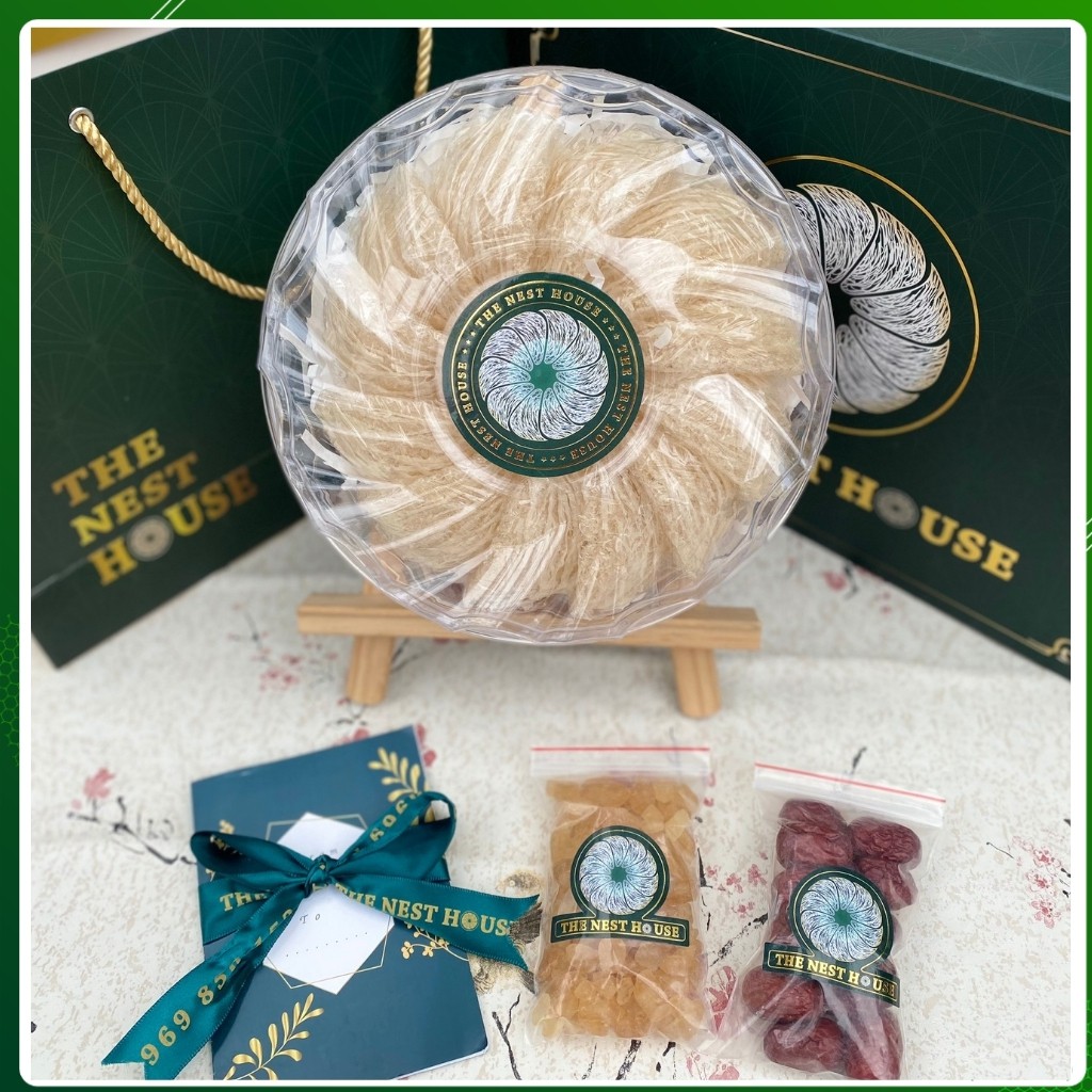 Tổ yến sào Nha Trang Khánh Hoà tinh chế sợi dài cao cấp loại 1 - yến xào không đường The Nest House