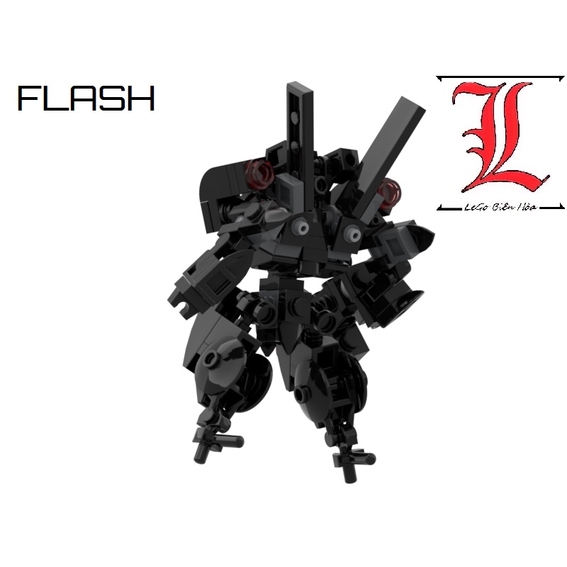 Đồ chơi lắp ráp Moc Robot mech Flash