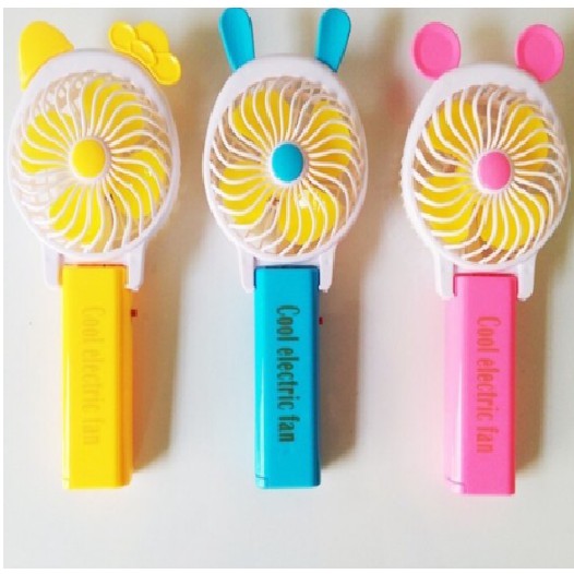 Quạt mini cầm tay chạy pin cool electric fan