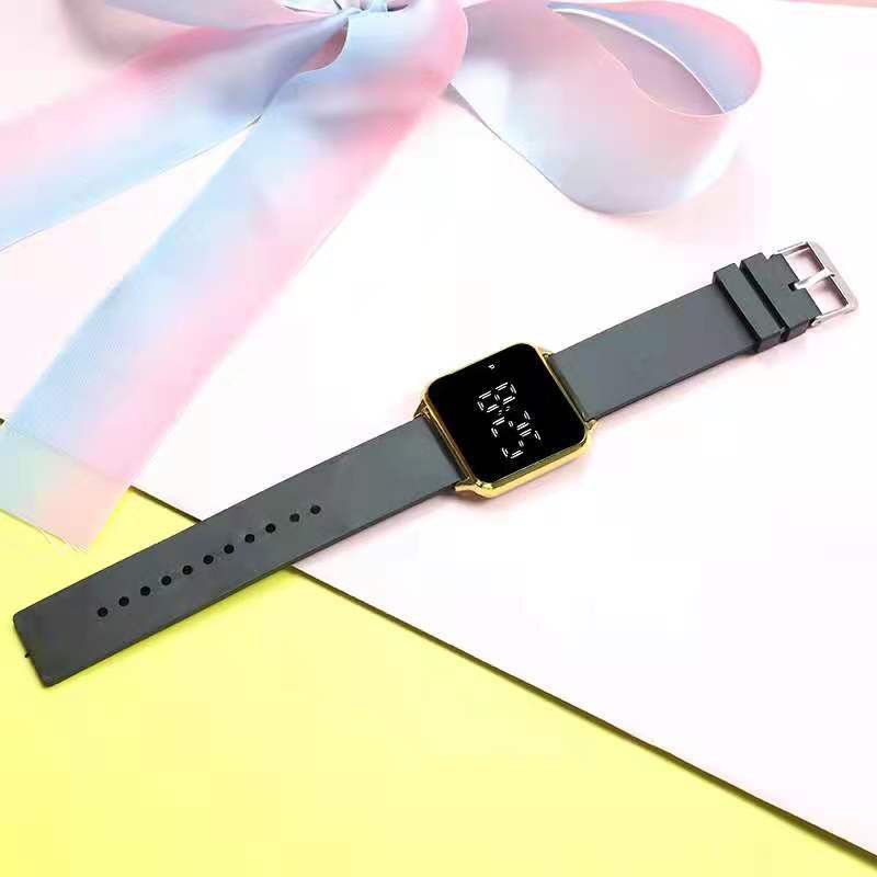 Đồng hồ điện tử mặt vuông tích hợp đèn LED kiểu dáng thời trang cho nam và nữ | BigBuy360 - bigbuy360.vn