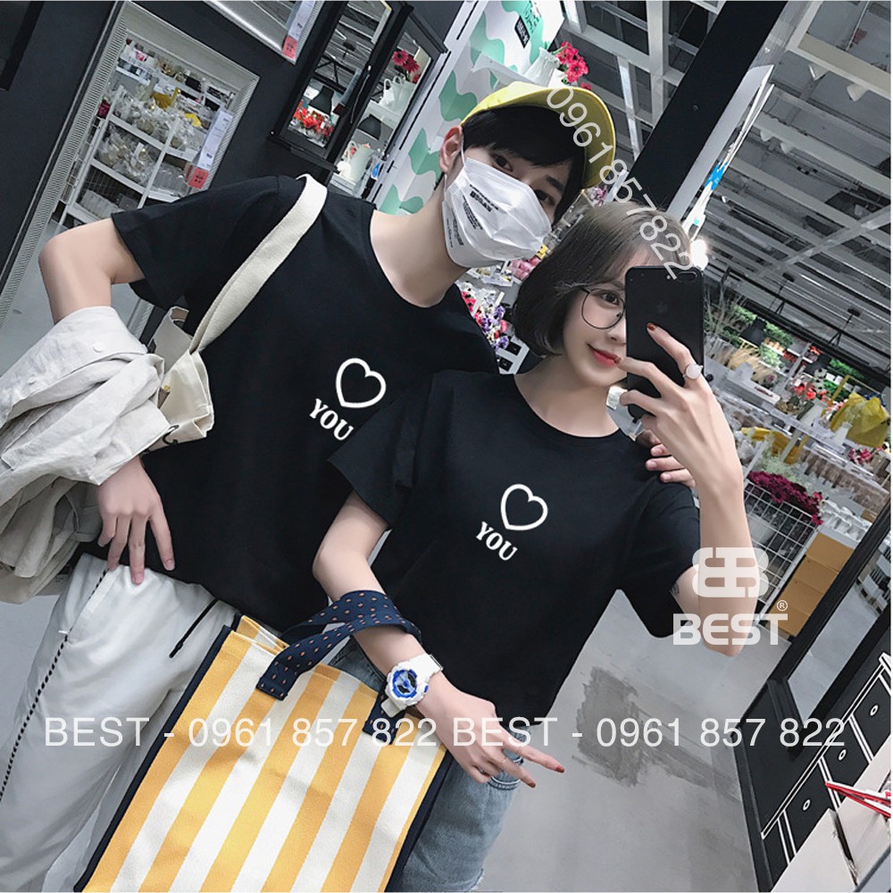 ÁO THUN ĐÔI NAM NỮ ĐÁNG YÊU ( BEST )