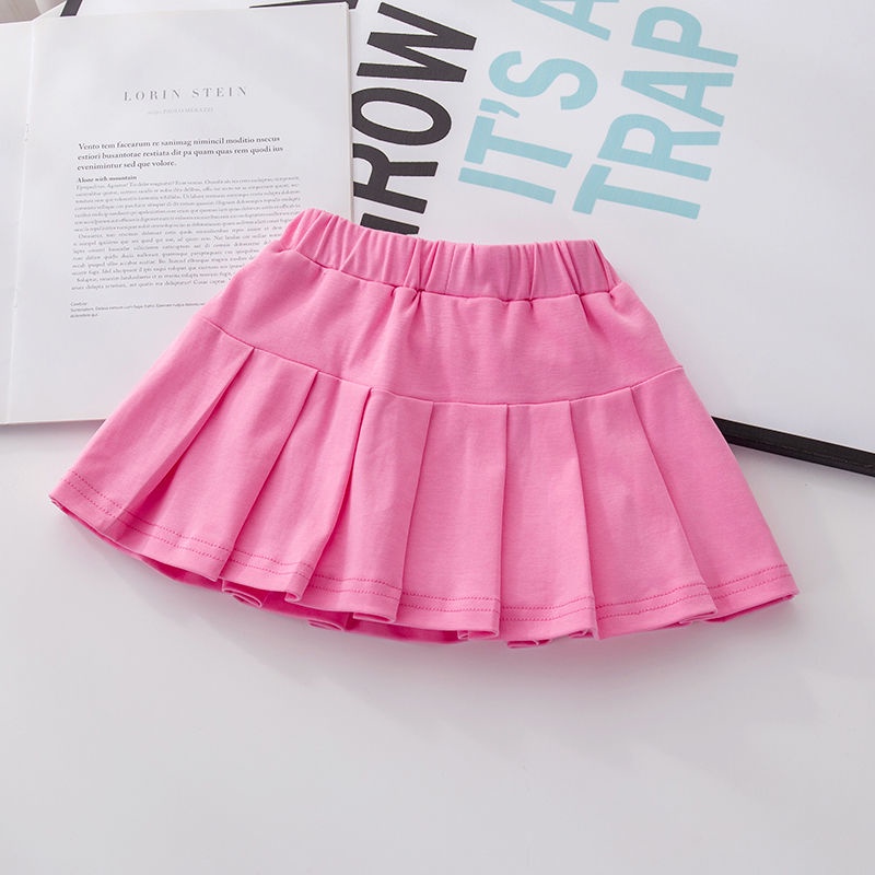 Đặc Biệt Mới ~ Váy Ngắn Hakama Hai Mảnh Cotton Nguyên Chất Xếp Ly Dáng Ôm Mềm Mại Cho Bé Gái