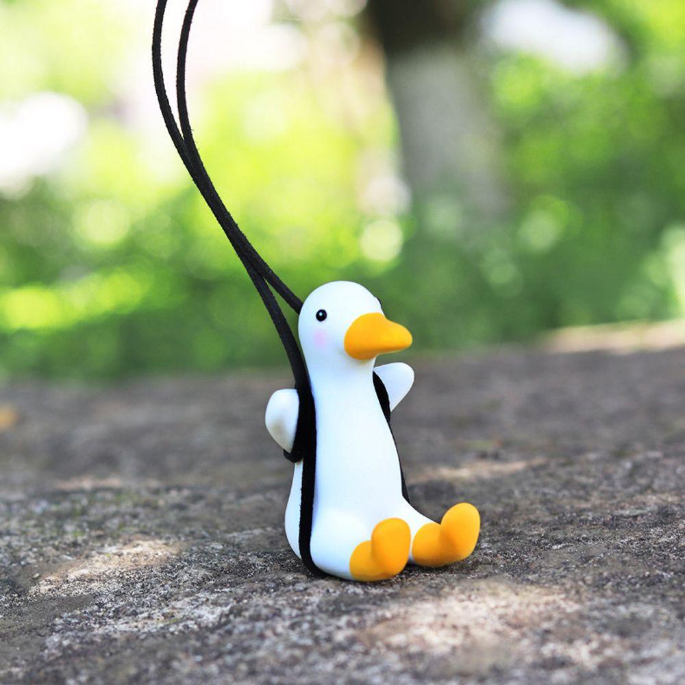 Dây Treo Trang Trí Xe Hơi Hình Vịt Con Handmade Xinh Xắn