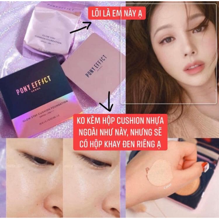 LÕI PHẤN NƯỚC REFILL PONY EFFECT GLOW STAY SPF50+/PA+++