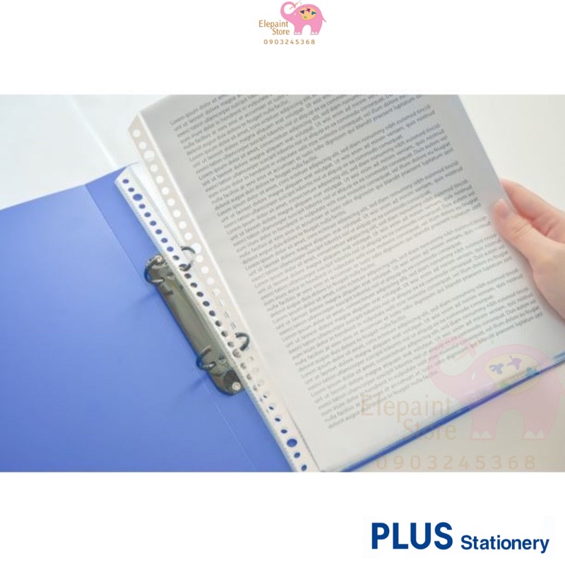Set 10 túi nilon đựng tài liệu A4 PLUS