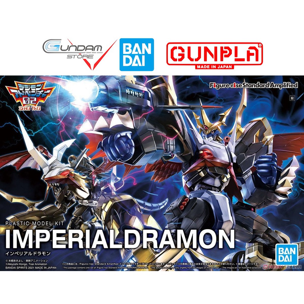 Mô Hình DIGIMON IMPERIALDRAMON Bandai Figure-rise Standard Amplified Đồ Chơi Lắp Ráp Anime Nhật