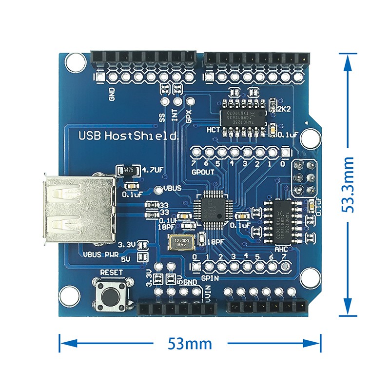 Bảng Mạch Hỗ trợ USB Host Shield Google Android ADK & UNO MEGA