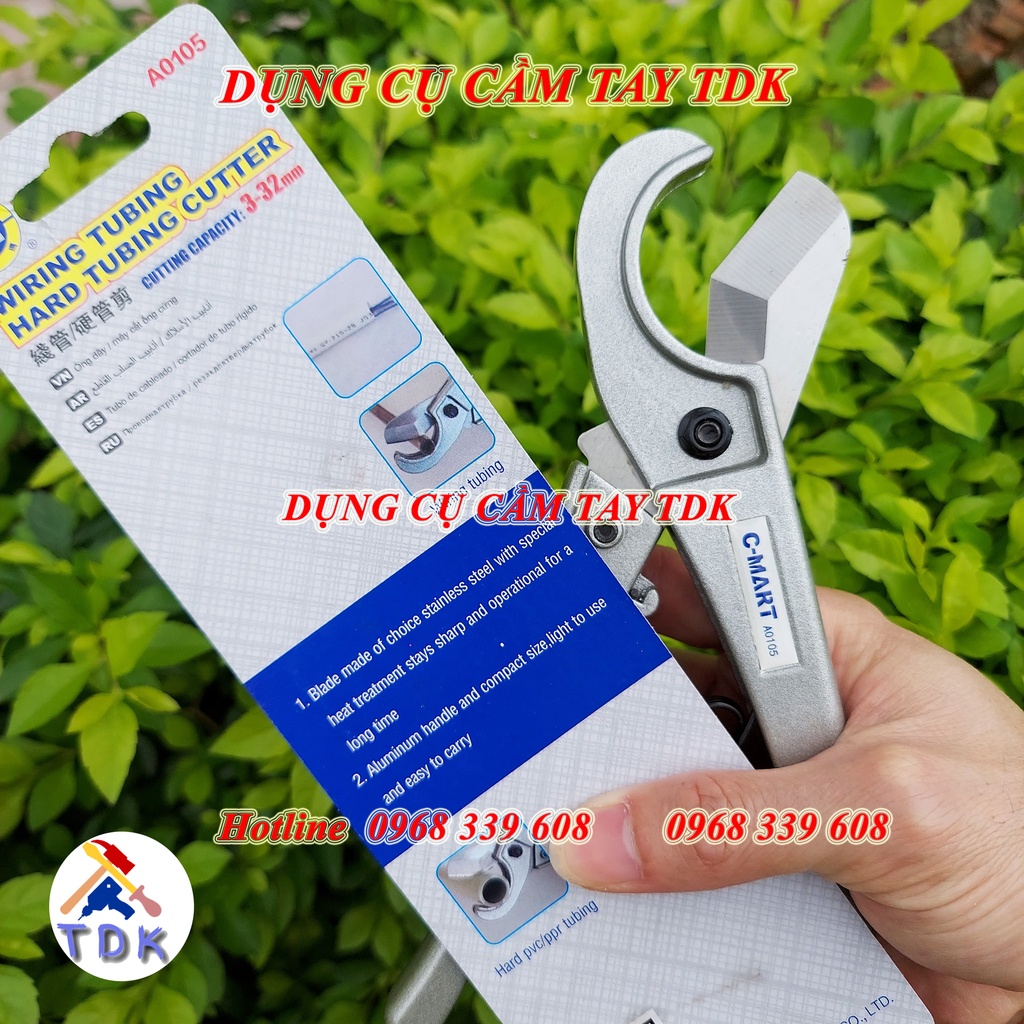 Kéo cắt ống nhựa PVC 3-32mm A0105 CMART
