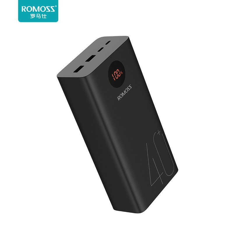 Pin Sạc Dự Phòng Romoss ZEUS 40+ Dung Lượng 40.000mAh Hỗ Trợ Sạc Nhanh QC3.0 và Sạc Đảo Chiều PD 18W