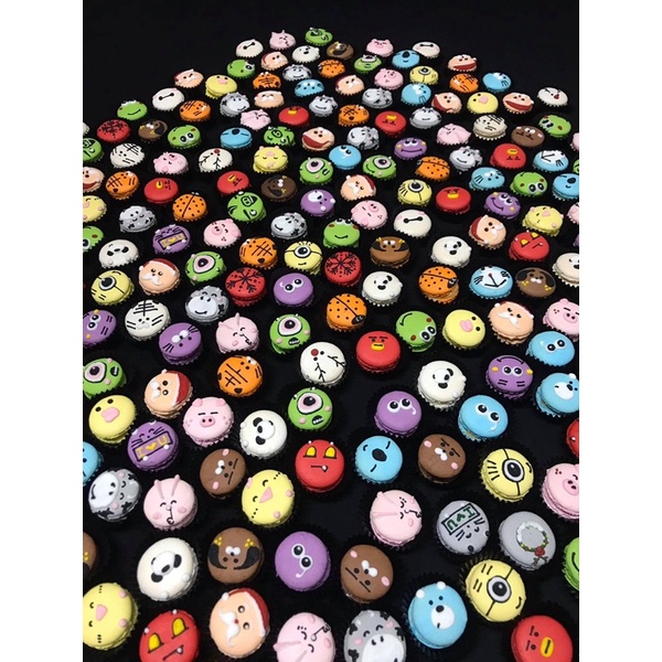 Set 6c Macaron lớn Noel kèm hộp