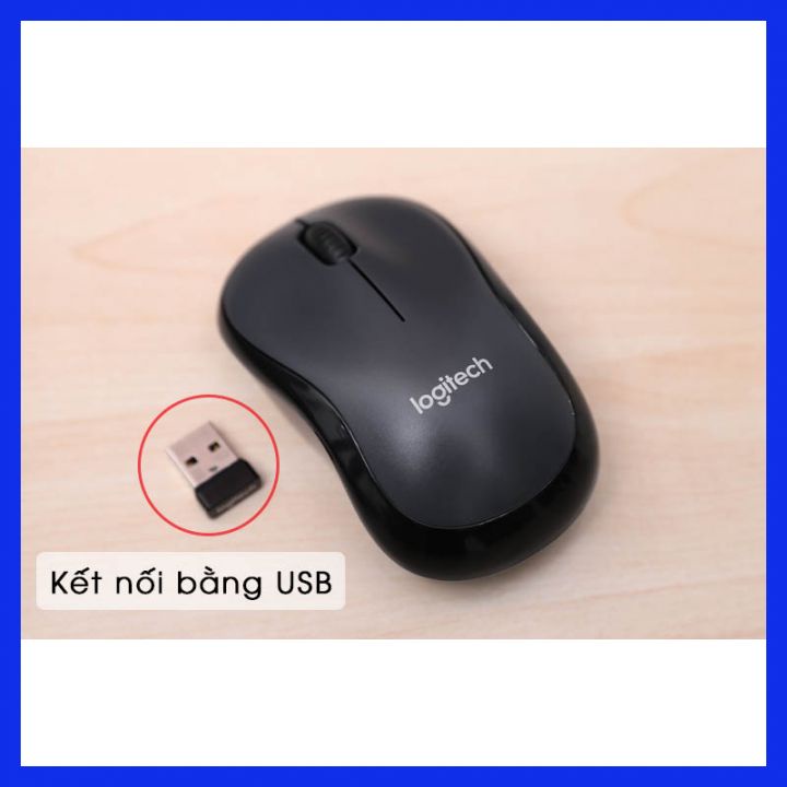 Chuột máy tính không dây Logi.tech M220 cảm biến quang học hiện đại - Chuột Vi Tính Laptop siêu nhạy, pin bền
