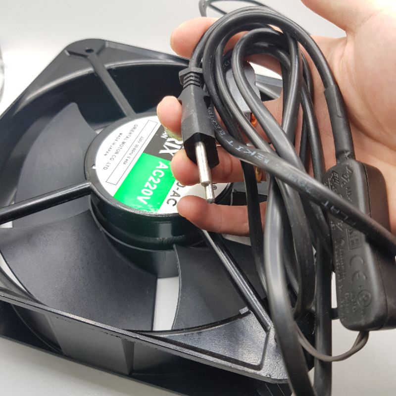 Bộ Quạt Hút Mùi Thổi Nhiệt Siêu Khoẻ 220V Cỡ 20CM Khẩn Cấp