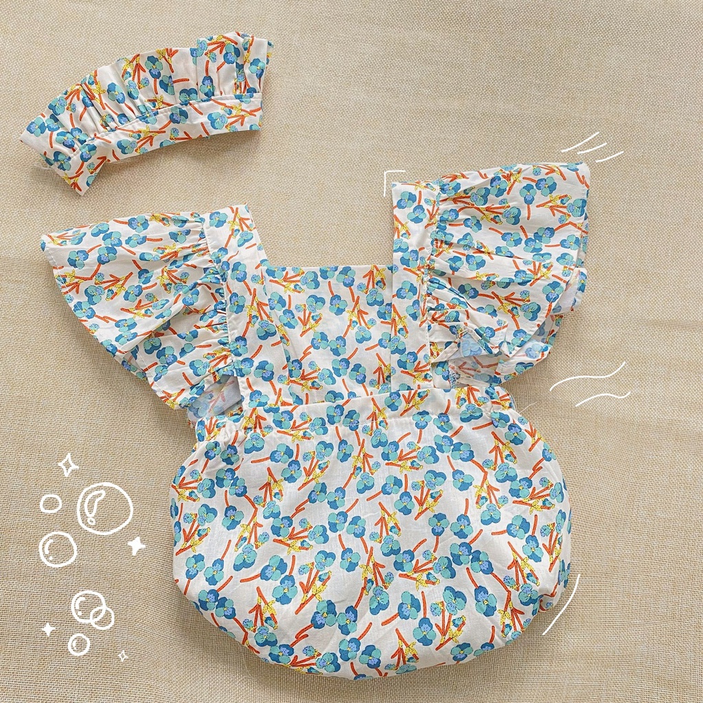 Set body cánh tiên kèm băng đô bé gái 5 tháng - 3 tuổi MINTSCLOSET Mint's Closet - BS6025