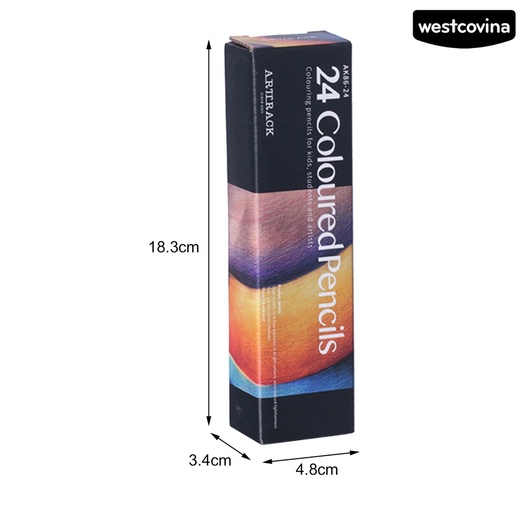 [Hot]✍Set 12/18/24/36/48/72 Bút Chì Màu Vẽ Tranh Sơn Dầu Dễ Dàng Sử Dụng