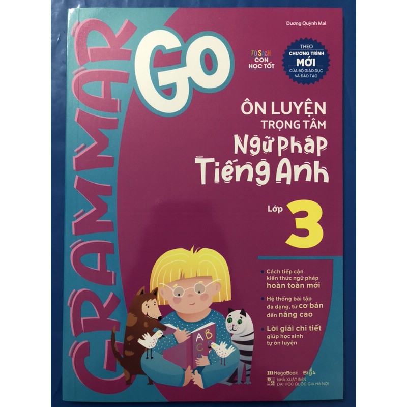 Sách - Grammar Go Ôn Luyện Trọng Tâm Ngữ Pháp Tiếng Anh lớp 3