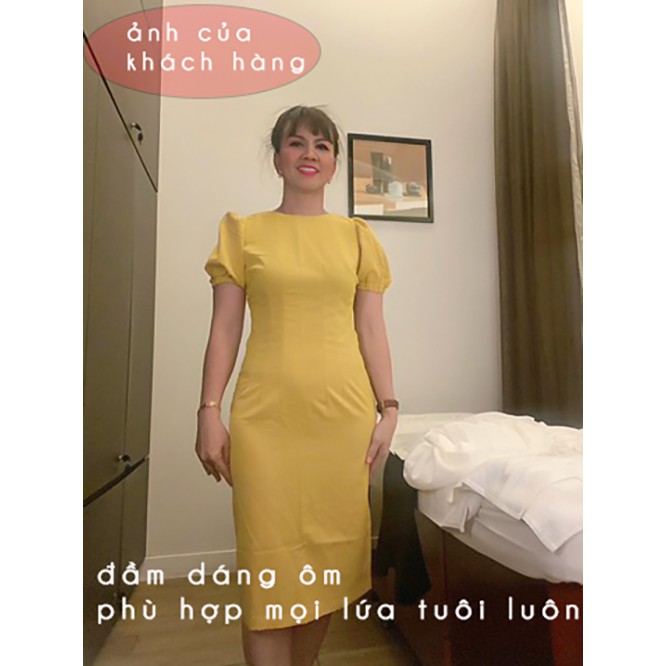 [Mã WAMT1505 giảm 10K đơn 0K] Đầm body dự tiệc 💖 FREESHIP 💖 xẻ tà - Váy trắng body vải linen - AMYRA DA01 | BigBuy360 - bigbuy360.vn