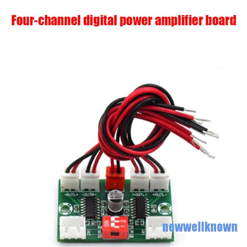 Bảng Mạch Khuếch Đại Âm Thanh Kỹ Thuật Số Newwellknown 0610 Xh-A156 4 Kênh Pam8403 5v