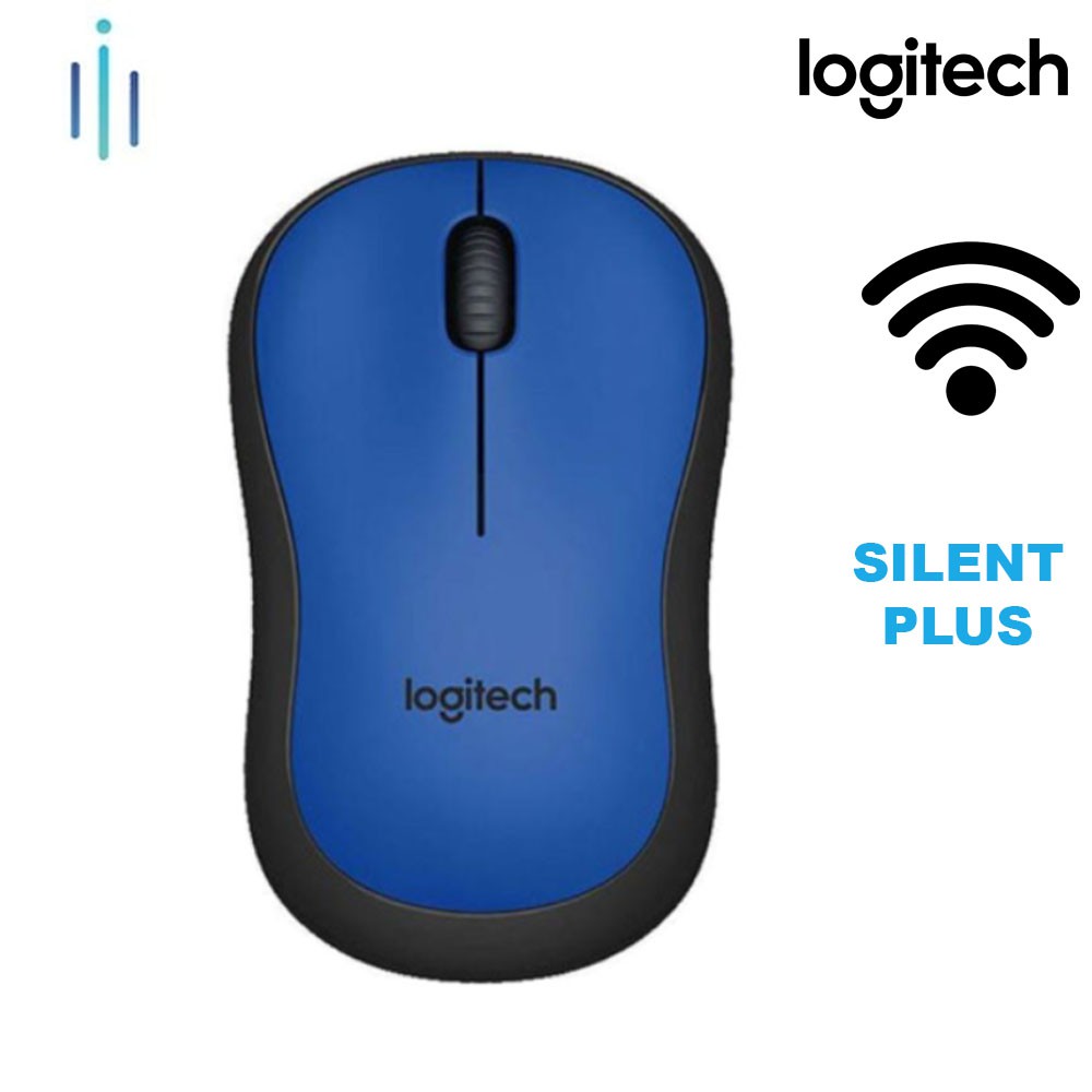 Chuột Wireless Logitech M221 Silent Plus ( Xanh dương)