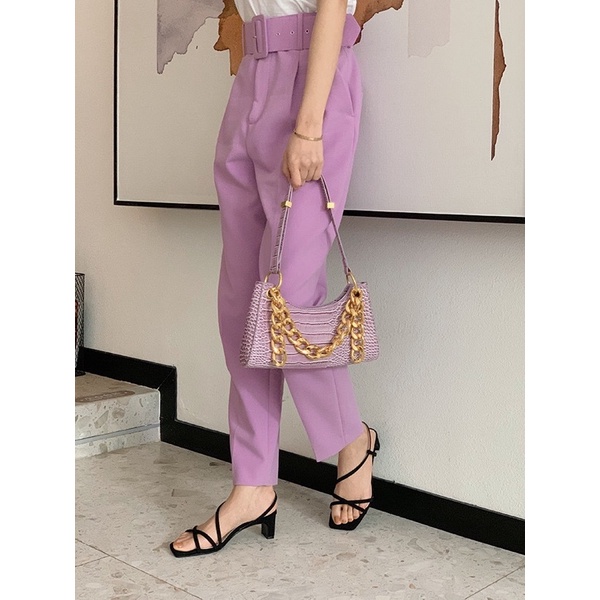 Xăng đan cao gót đan dây