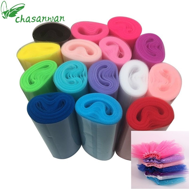 Cuộn Vải Tuyn 25 Yards Màu Laser Dùng Trang Trí Tiệc Cưới / Sinh Nhật