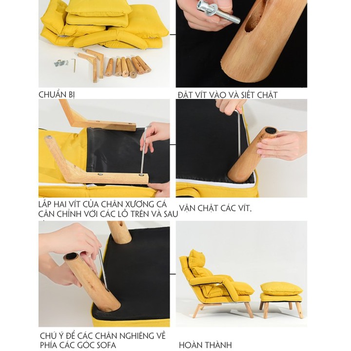 Ghế Lười [Cao Cấp] Ghế Sofa Thư Giãn Kèm Đôn Gác Chân 5 Chế Độ Ngả Thành Giường Đa Năng | BigBuy360 - bigbuy360.vn