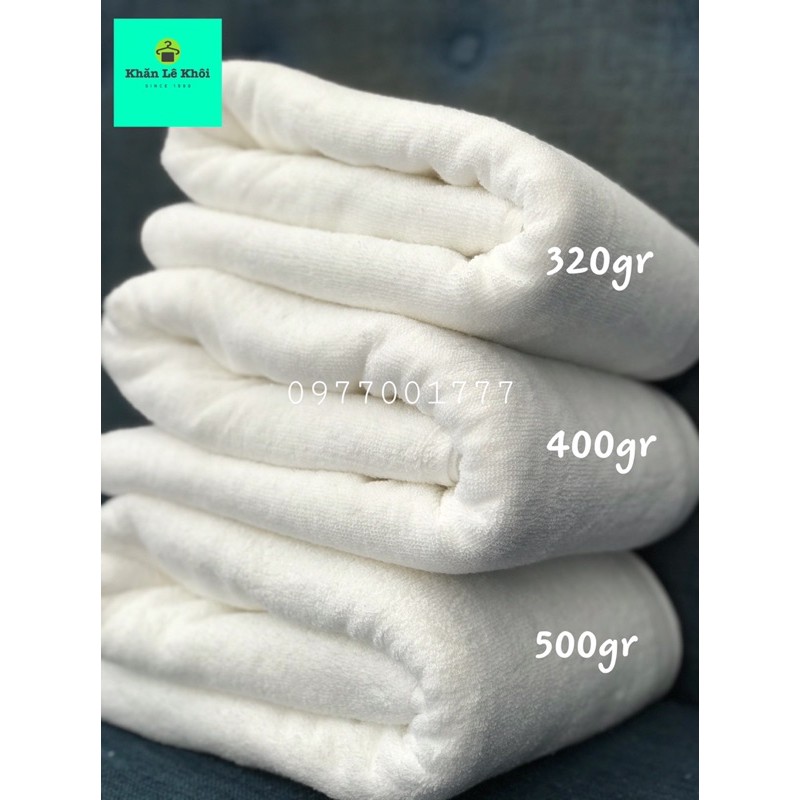 [Giá Sỉ=Lẻ] Khăn tắm Khách sạn size lớn 100% cotton 320gr-500gr, Sợi Se