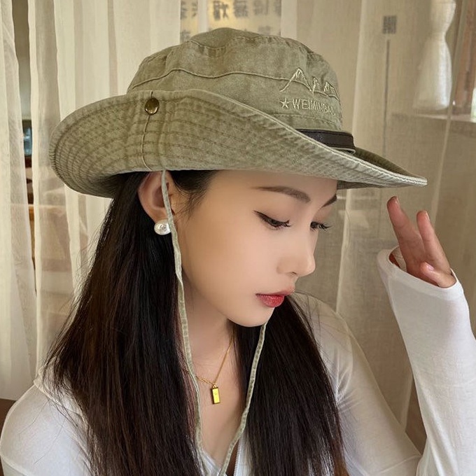 Nón Tai Bèo Chống Nắng Phong Cách Cao Bồi Thời Trang Xuân Hè Cổ Điển Cho Nam Nữ