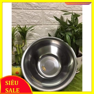Bát inox rửa mặt dùng trong spa, size 22cm