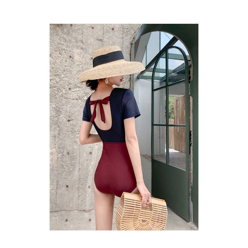 [Hàng Order] Bộ bơi liền nữ che bụng nâng ngực tôn dáng AT11 bikini đi biển | BigBuy360 - bigbuy360.vn