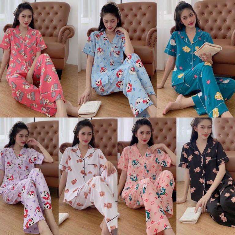 BIGSIZE PIJAMA(60-75kg) LỤA THÁI CAO CẤP - MỀM MỊN, MÁT, THOẢI MÁI ༴