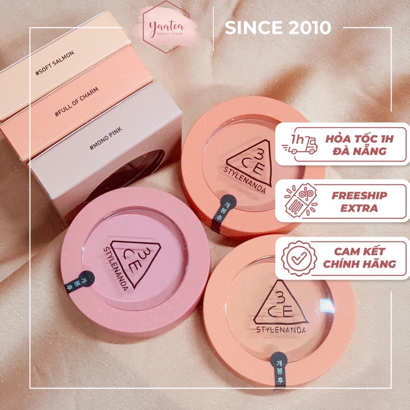 [HOT] PHẤN MÁ HỒNG 3CE MOOD FOR BLOSSOM FACE BLUSH