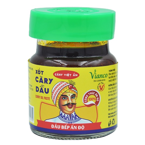 Xốt cà ry dầu Việt Ấn hiệu Vianco, hủ 45g