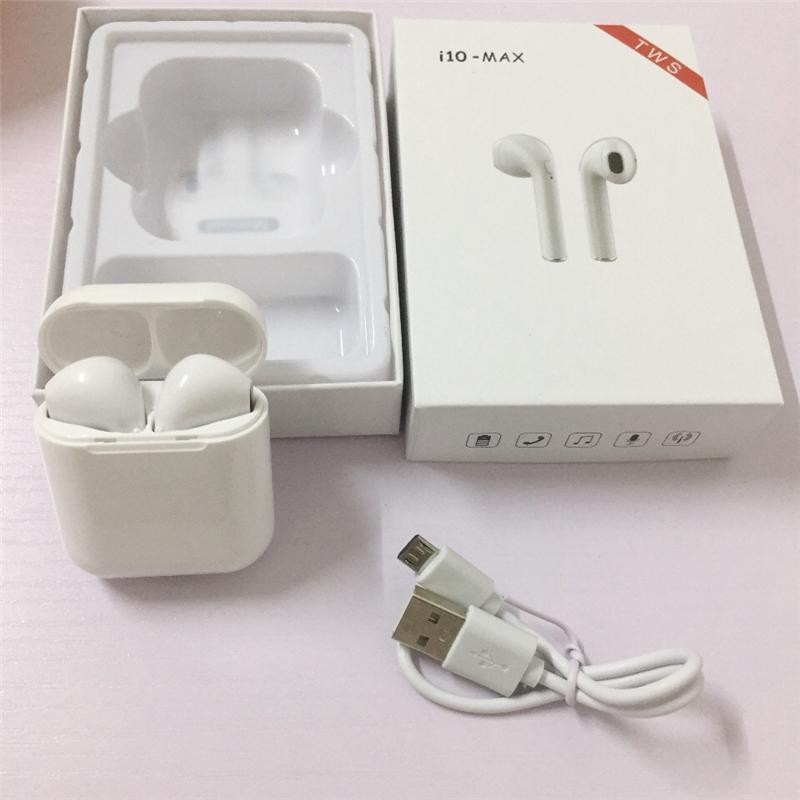 Pin sạc dự phòng không dây QI 10000 Mah tích hợp sạc không dây TẶNG KÈM tai nghe bluetooth I10 Max