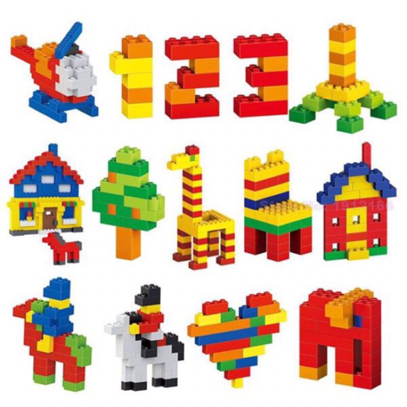 Bộ đồ chơi lego 1000 chi tiếp lắp ghép - Đồ chơi lego giúp bé tăng cường khả năng sáng tạo và phát triển trí tưởng tượng