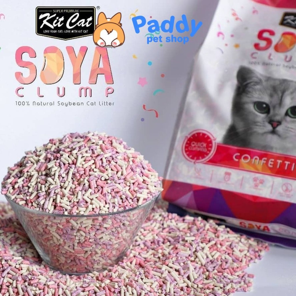 Cát Vệ Sinh Đậu Nành Kit Cat Soya Clump Cho Mèo (7L)