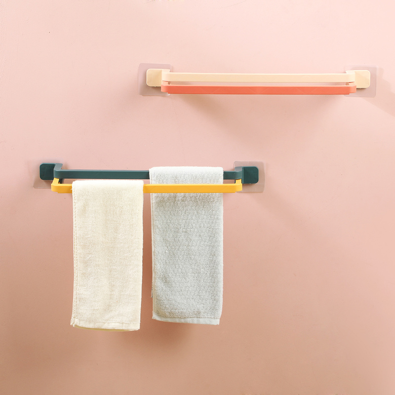 Thanh Treo Khăn JUJIAJIA Thiết Kế Đơn Giản Sáng Tạo Không Đục Lỗ Cho Nhà Tắm