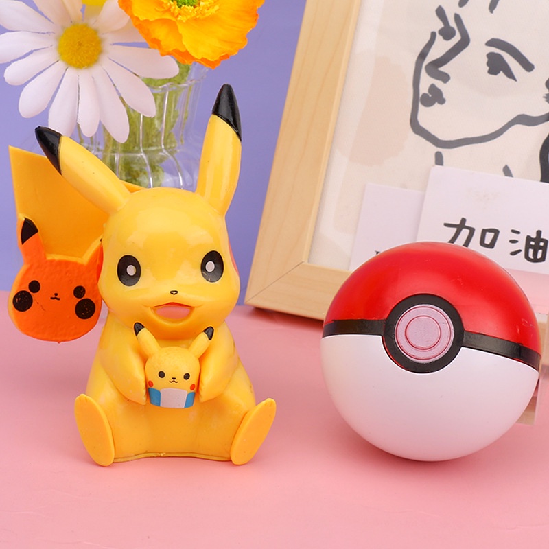 Pikachu trang trí - Phụ kiện trang trí bánh kem