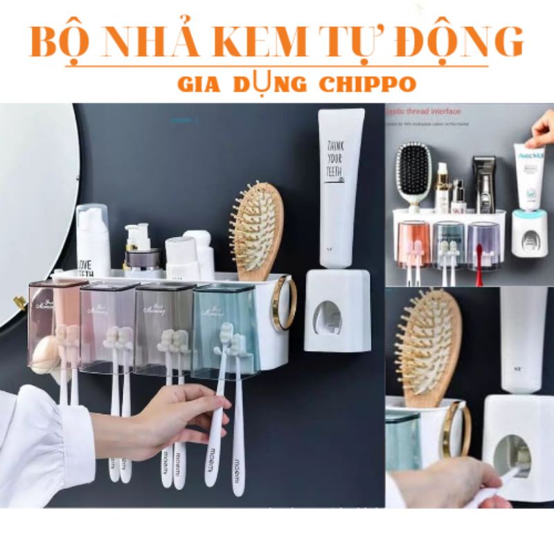 [ loai 1,bộ lớn ] Bộ nhả kem tự động cao cấp kèm 3 cốc ,4 cốc tiện lợi