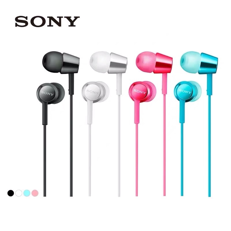 HUAWEI Tai nghe Sony MDR-EX155AP âm thanh siêu trầm có Mic